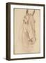 Encolure et tête de cheval bridée de face-Edme Bouchardon-Framed Giclee Print