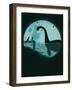 Encounter a Blue Moon-Jay Fleck-Framed Art Print