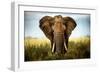 Encounters in Serengeti-Alberto Ghizzi Panizza-Framed Art Print