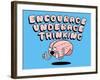 Encourage Underage Thinking-Steven Wilson-Framed Giclee Print