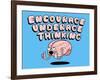 Encourage Underage Thinking-Steven Wilson-Framed Giclee Print