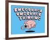 Encourage Underage Thinking-Steven Wilson-Framed Giclee Print