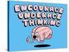 Encourage Underage Thinking-Steven Wilson-Stretched Canvas