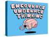 Encourage Underage Thinking-Steven Wilson-Stretched Canvas