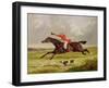 Encouraging Hounds, 1839 (Oil on Panel)-John Frederick Herring I-Framed Giclee Print