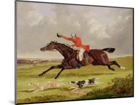 Encouraging Hounds, 1839 (Oil on Panel)-John Frederick Herring I-Mounted Giclee Print