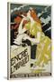 Encre L. Marquet Writing Products Poster-Eugene Grasset-Stretched Canvas