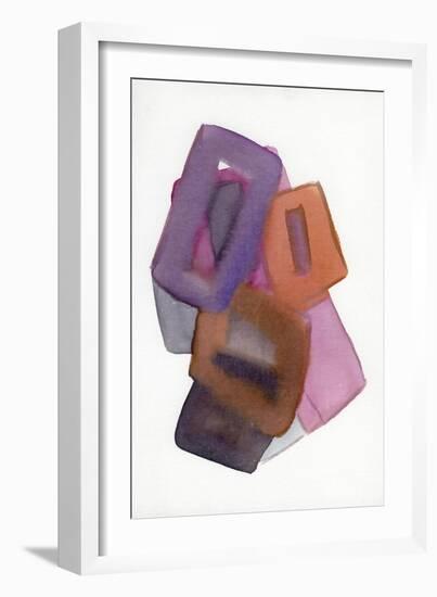 Encryption Stack-Michael Banks-Framed Giclee Print