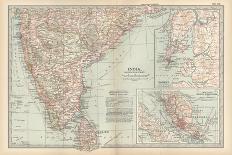 Plate 119. Map of Mexico, 1902. Atlas, Maps-Encyclopaedia Britannica-Art Print