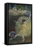 End of an Arabesque, 1877-Edgar Degas-Framed Stretched Canvas