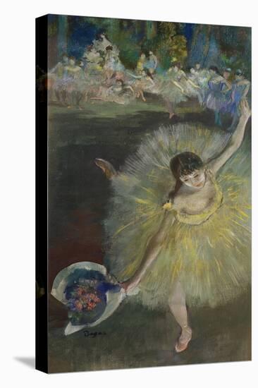 End of an Arabesque, 1877-Edgar Degas-Stretched Canvas