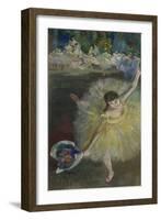 End of an Arabesque, 1877-Edgar Degas-Framed Giclee Print