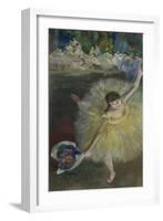 End of an Arabesque, 1877-Edgar Degas-Framed Giclee Print