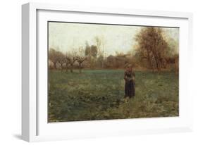 End of Autumn, 1891-Giuseppe Pellizza da Volpedo-Framed Giclee Print