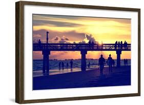 End of Beach Day-Philippe Hugonnard-Framed Photographic Print