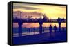 End of Beach Day-Philippe Hugonnard-Framed Stretched Canvas