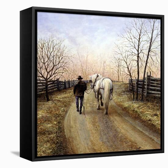 End of Day CM-Kevin Dodds-Framed Stretched Canvas