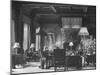 End of Great Hall at Cliveden, Estate Owned by Lord William Waldorf Astor and Wife Lady Nancy Astor-Hans Wild-Mounted Photographic Print