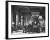 End of Great Hall at Cliveden, Estate Owned by Lord William Waldorf Astor and Wife Lady Nancy Astor-Hans Wild-Framed Photographic Print