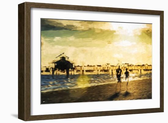 End of Love Day - In the Style of Oil Painting-Philippe Hugonnard-Framed Giclee Print