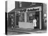 End of Rationing, Meat and Bacon on Sale at the Barnsley Co-Op Butchers, South Yorkshire, 1954-Michael Walters-Stretched Canvas