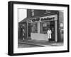 End of Rationing, Meat and Bacon on Sale at the Barnsley Co-Op Butchers, South Yorkshire, 1954-Michael Walters-Framed Photographic Print