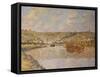 End of the Afternoon, Vetheuil-Claude Monet-Framed Stretched Canvas