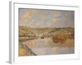 End of the Afternoon, Vetheuil-Claude Monet-Framed Giclee Print