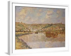 End of the Afternoon, Vetheuil-Claude Monet-Framed Giclee Print