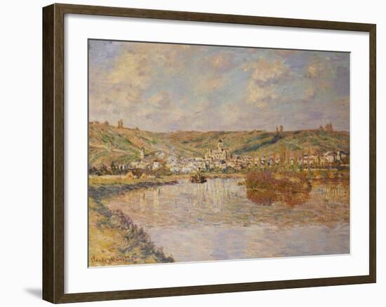 End of the Afternoon, Vetheuil-Claude Monet-Framed Giclee Print