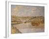 End of the Afternoon, Vetheuil-Claude Monet-Framed Premium Giclee Print