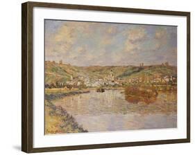 End of the Afternoon, Vetheuil-Claude Monet-Framed Premium Giclee Print