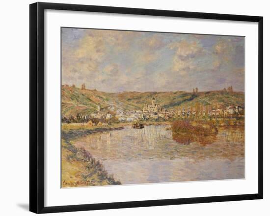 End of the Afternoon, Vetheuil-Claude Monet-Framed Premium Giclee Print