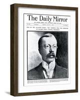 End of the Atlantic Chase: 'Dr' Crippen, Who was Arrested at Father Point, Canada, Yesterday-null-Framed Photographic Print