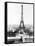 End of the Building of the Eiffel Tower in Paris March 31, 1889 for World Fair in Paris 1889-null-Framed Stretched Canvas