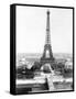 End of the Building of the Eiffel Tower in Paris March 31, 1889 for World Fair in Paris 1889-null-Framed Stretched Canvas