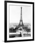 End of the Building of the Eiffel Tower in Paris March 31, 1889 for World Fair in Paris 1889-null-Framed Photo