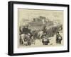End of the Carlist War, Entry of King Alphonso into Estella-null-Framed Giclee Print