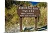 "End of the Road Mile 92.5" - Denali National Park, Kantishna, Alaska-null-Mounted Photographic Print