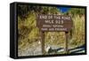 "End of the Road Mile 92.5" - Denali National Park, Kantishna, Alaska-null-Framed Stretched Canvas