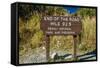 "End of the Road Mile 92.5" - Denali National Park, Kantishna, Alaska-null-Framed Stretched Canvas