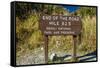 "End of the Road Mile 92.5" - Denali National Park, Kantishna, Alaska-null-Framed Stretched Canvas