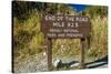 "End of the Road Mile 92.5" - Denali National Park, Kantishna, Alaska-null-Stretched Canvas