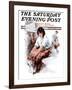 "End of the Season," Saturday Evening Post Cover, September 12, 1925-Paul Stahr-Framed Giclee Print