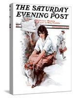 "End of the Season," Saturday Evening Post Cover, September 12, 1925-Paul Stahr-Stretched Canvas