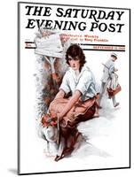 "End of the Season," Saturday Evening Post Cover, September 12, 1925-Paul Stahr-Mounted Giclee Print