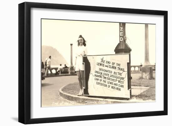 End of the Trail, Seaside-null-Framed Premium Giclee Print