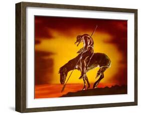 End of the Trail-James Earle Fraser-Framed Art Print