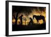 End of the Trail-Barry Hart-Framed Giclee Print