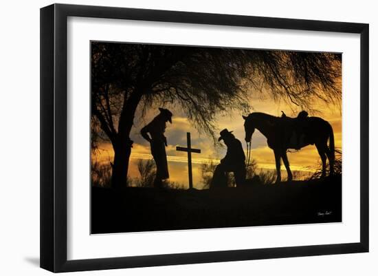 End of the Trail-Barry Hart-Framed Art Print